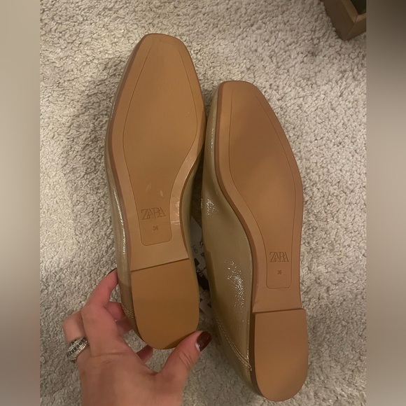 Zara beige flats - New with tags - size 36 - Picture 3 of 4